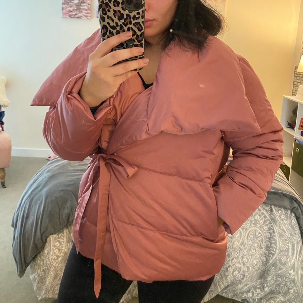Avec les Filles women’s pink parka